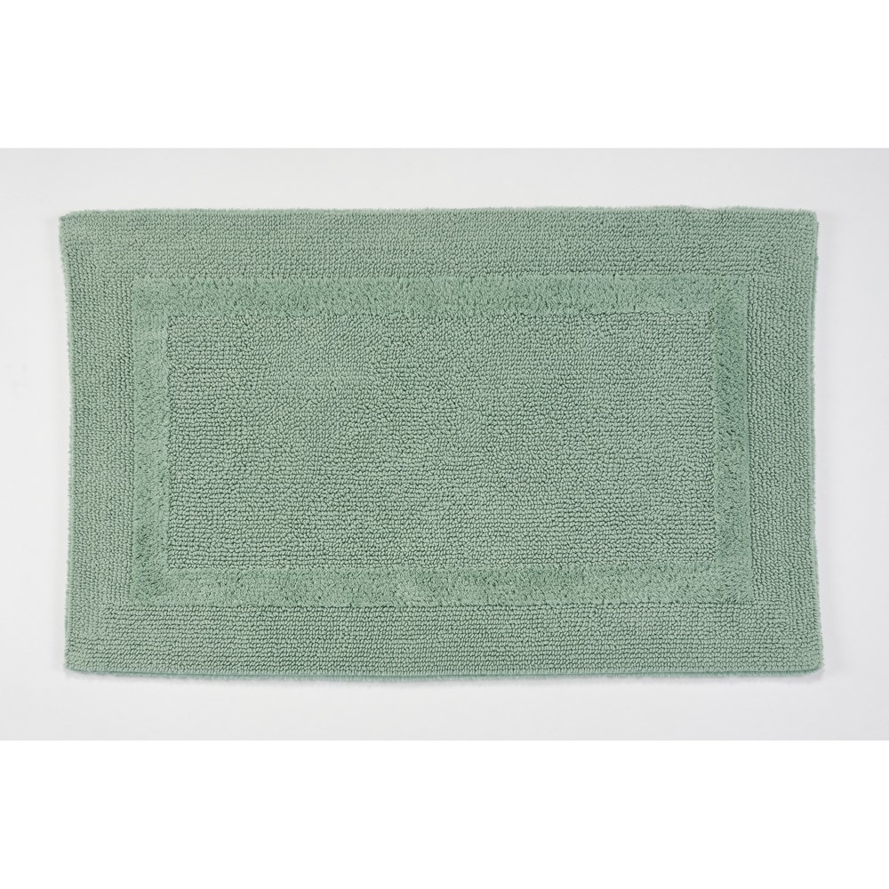 Reversible Bath Mat 210 by Designer Abyss & Habidecor in Aqua Blue